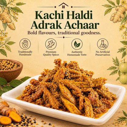 Kachi Haldi Adrak Achaar