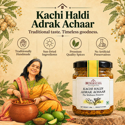 Kachi Haldi Adrak Achaar